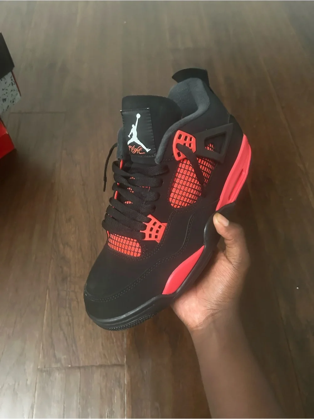 Air Jordan 4 Retro Red Thunder Sneaker